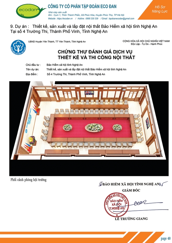 Dự án bảo hiểm xã hội tỉnh Nghệ An