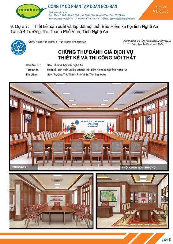 Dự án bảo hiểm xã hội tỉnh Nghệ An