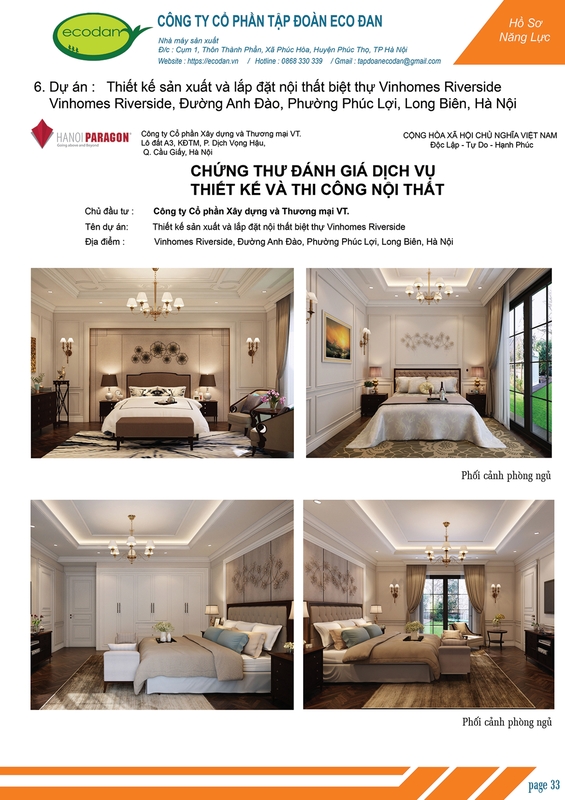 Dự án biệt thự Vinhomes Riverside, Hà Nội