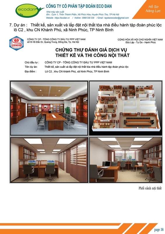 Dự án tòa nhà điều hành tập đoàn Phúc Lộc