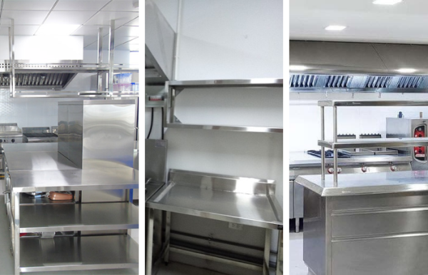 Gia công sản xuất thiết bị bếp inox dân dụng & công nghiệp