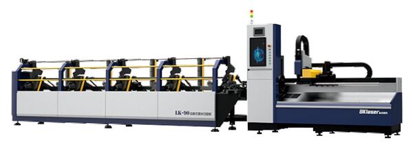 Máy cắt ống laser kiểu kéo vật liệu