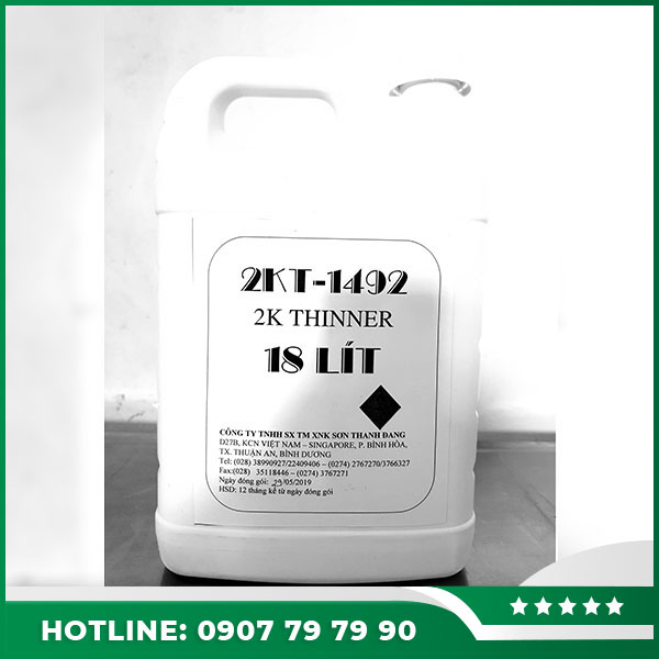 Dung môi 2KT-1492 - Sơn Thada Auto Paints - Công Ty TNHH SX TM XNK Thada Auto Paints