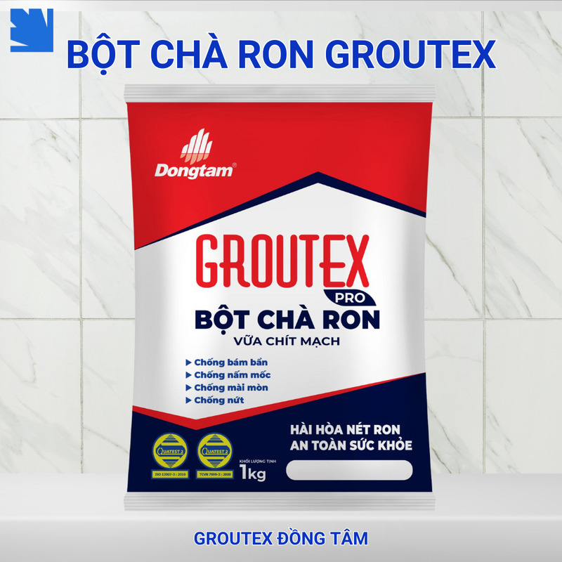 Bột chà ron Groutex 1kg GRO0001A