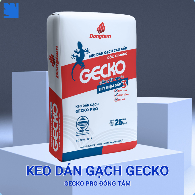 Keo dán gạch Gecko Pro 25kg