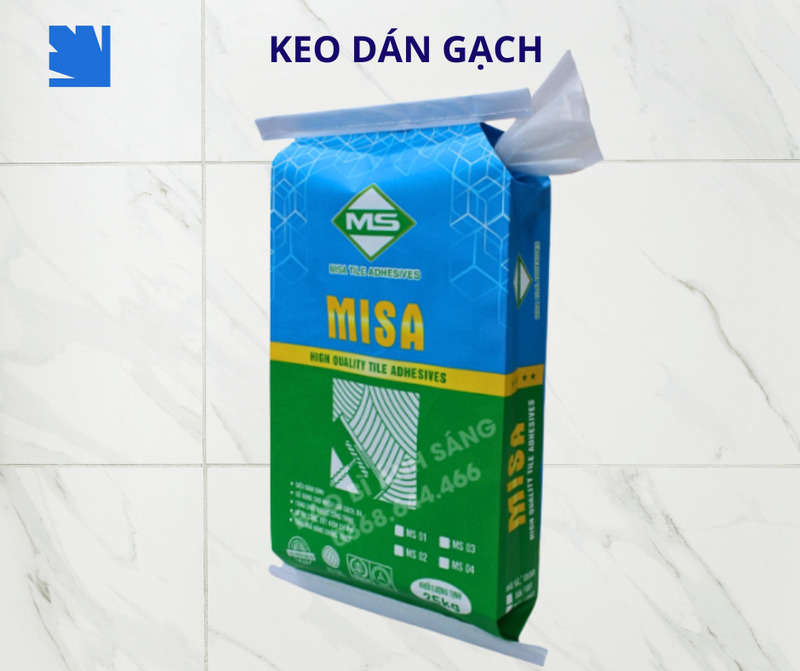 Keo dán gạch Misa 25kg