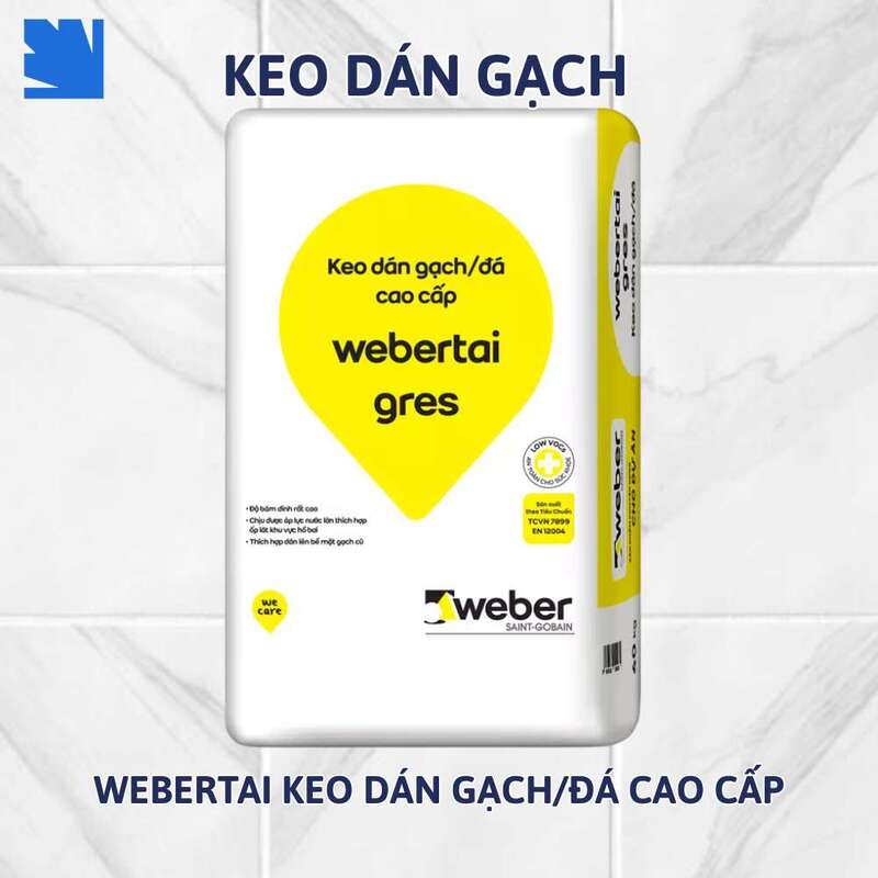 Keo dán gạch Webertai Gres