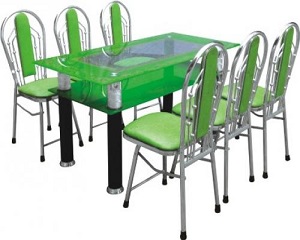 Bộ bàn ghế inox