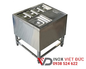 Thùng đá inox có chân