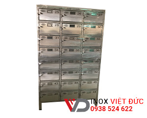 Tủ Locker 24 ngăn inox 304