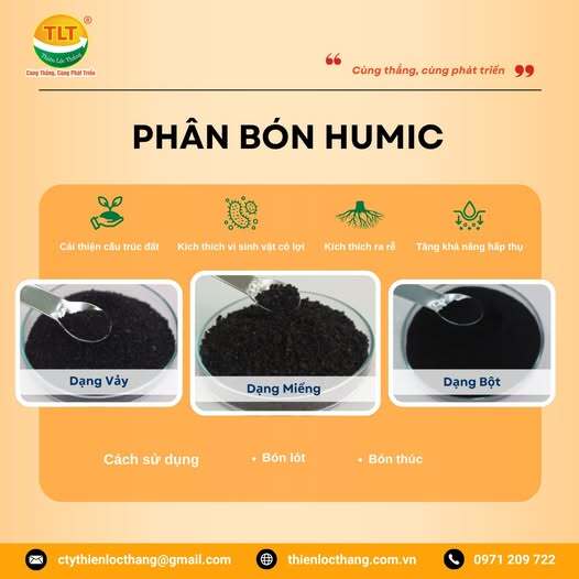 Gia công phân bón Humic
