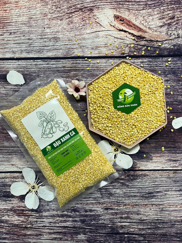 Đậu xanh cà tróc vỏ - Gạo Nông Sản Xanh - Công Ty Cổ Phần Xuất Nhập Khẩu Chế Biến Nông Sản Xanh