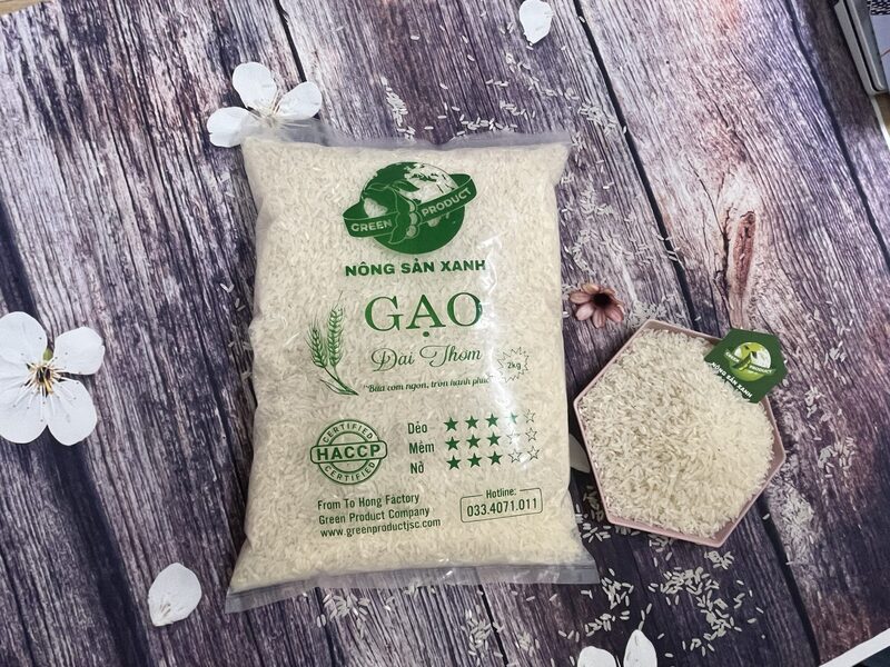Gạo Đài Thơm - Gạo Nông Sản Xanh - Công Ty Cổ Phần Xuất Nhập Khẩu Chế Biến Nông Sản Xanh