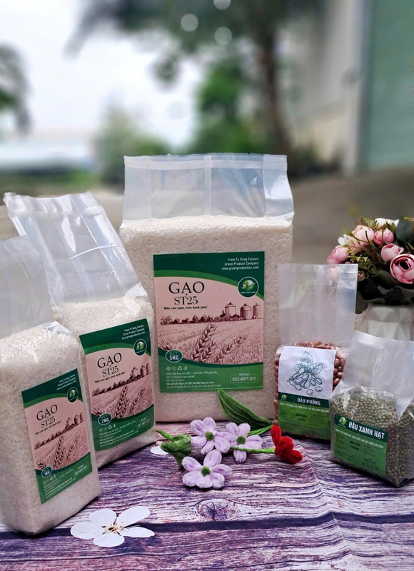 Gạo ST25 - Gạo Nông Sản Xanh - Công Ty Cổ Phần Xuất Nhập Khẩu Chế Biến Nông Sản Xanh