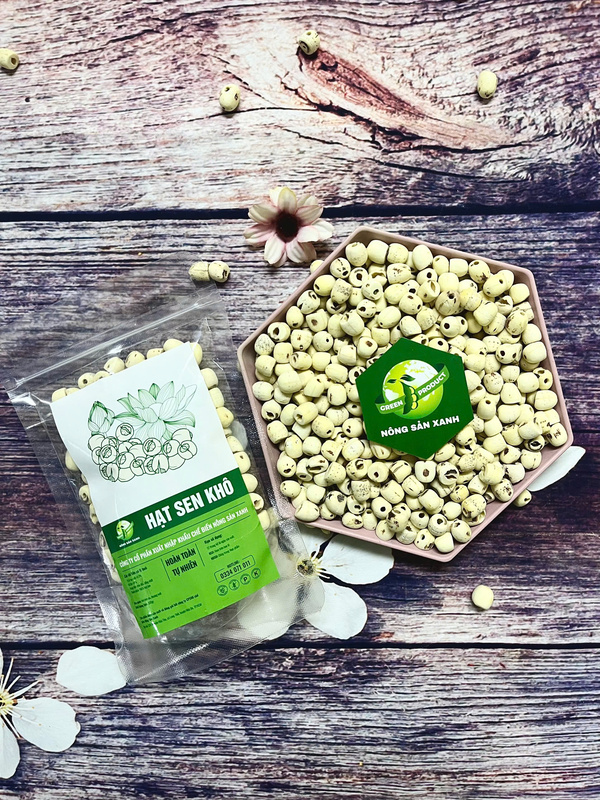 Hạt sen khô - Gạo Nông Sản Xanh - Công Ty Cổ Phần Xuất Nhập Khẩu Chế Biến Nông Sản Xanh