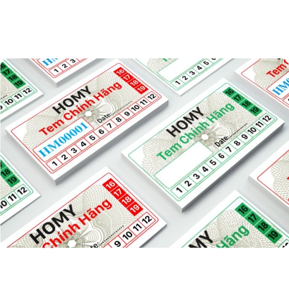 In tem bảo hành - Thiết Kế In ấn Lộc Phát - Công Ty TNHH Thiết Kế In ấn Lộc Phát