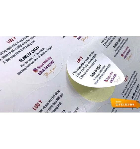 In tem giọt nước - Thiết Kế In ấn Lộc Phát - Công Ty TNHH Thiết Kế In ấn Lộc Phát