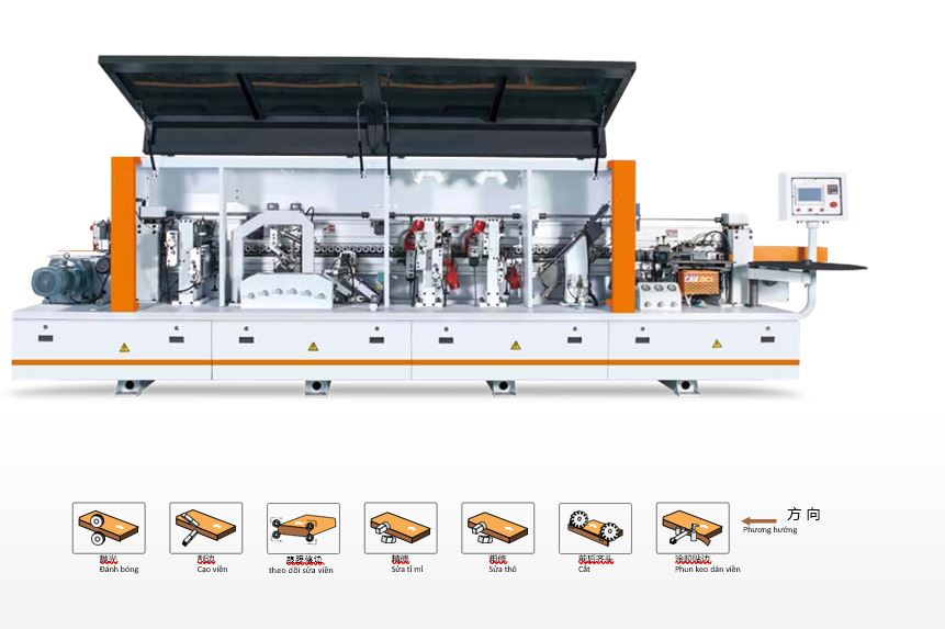 Máy dán cạnh 7 chức năng - Máy Chế Biến Gỗ IMA CNC - Công Ty TNHH TM & XNK Máy Móc Thiết Bị IMA CNC