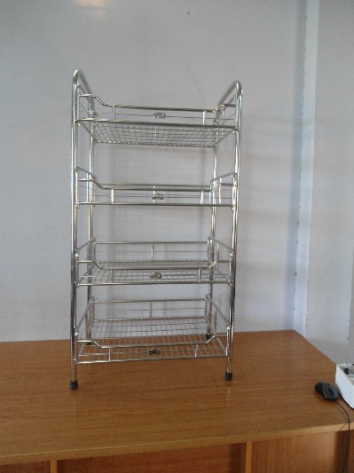 Kệ 4 tầng inox 304 - Đồ Inox Gia Dụng Tiến Độ - Công Ty TNHH Tiến Độ