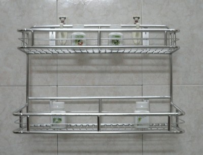 Kệ gia vị ống treo 2 tầng - Đồ Inox Gia Dụng Tiến Độ - Công Ty TNHH Tiến Độ