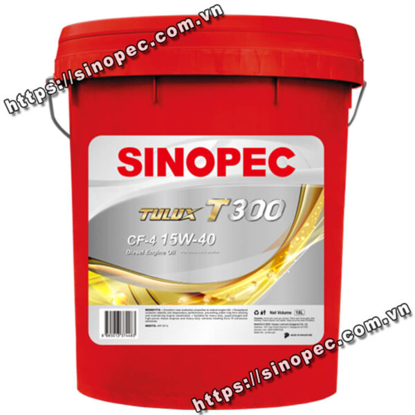 Dầu nhớt động cơ disel Sinopec Tulux T300 CF-4 SAE 15W40/20W50 - Dầu Nhớt Sinopec - Công Ty TNHH Vinabrothers