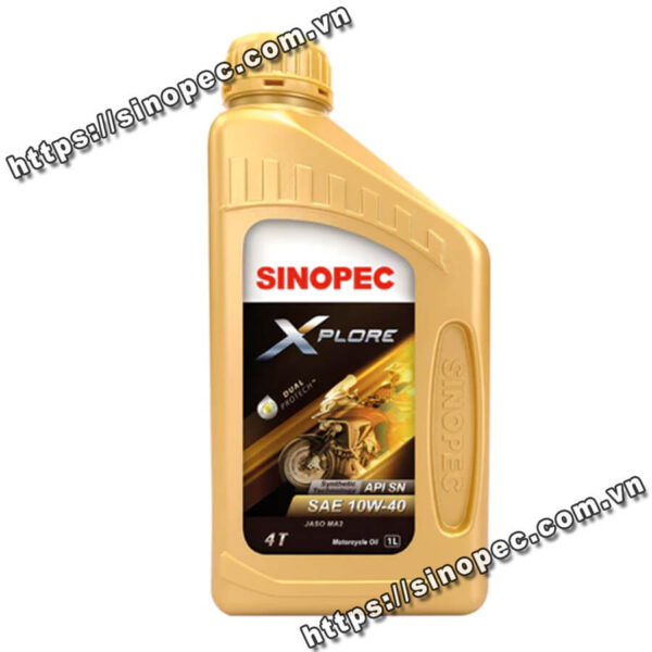 Dầu nhớt động cơ xe số Sinopec Xplore 10W-40 API SN/JASO MA-2 - Dầu Nhớt Sinopec - Công Ty TNHH Vinabrothers