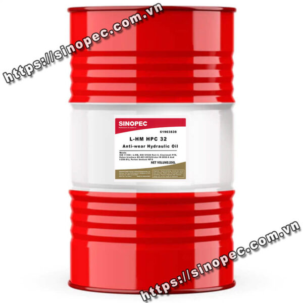 Dầu thủy lực chống mài mòn cao cấp Sinopec L-HM HPC - Dầu Nhớt Sinopec - Công Ty TNHH Vinabrothers