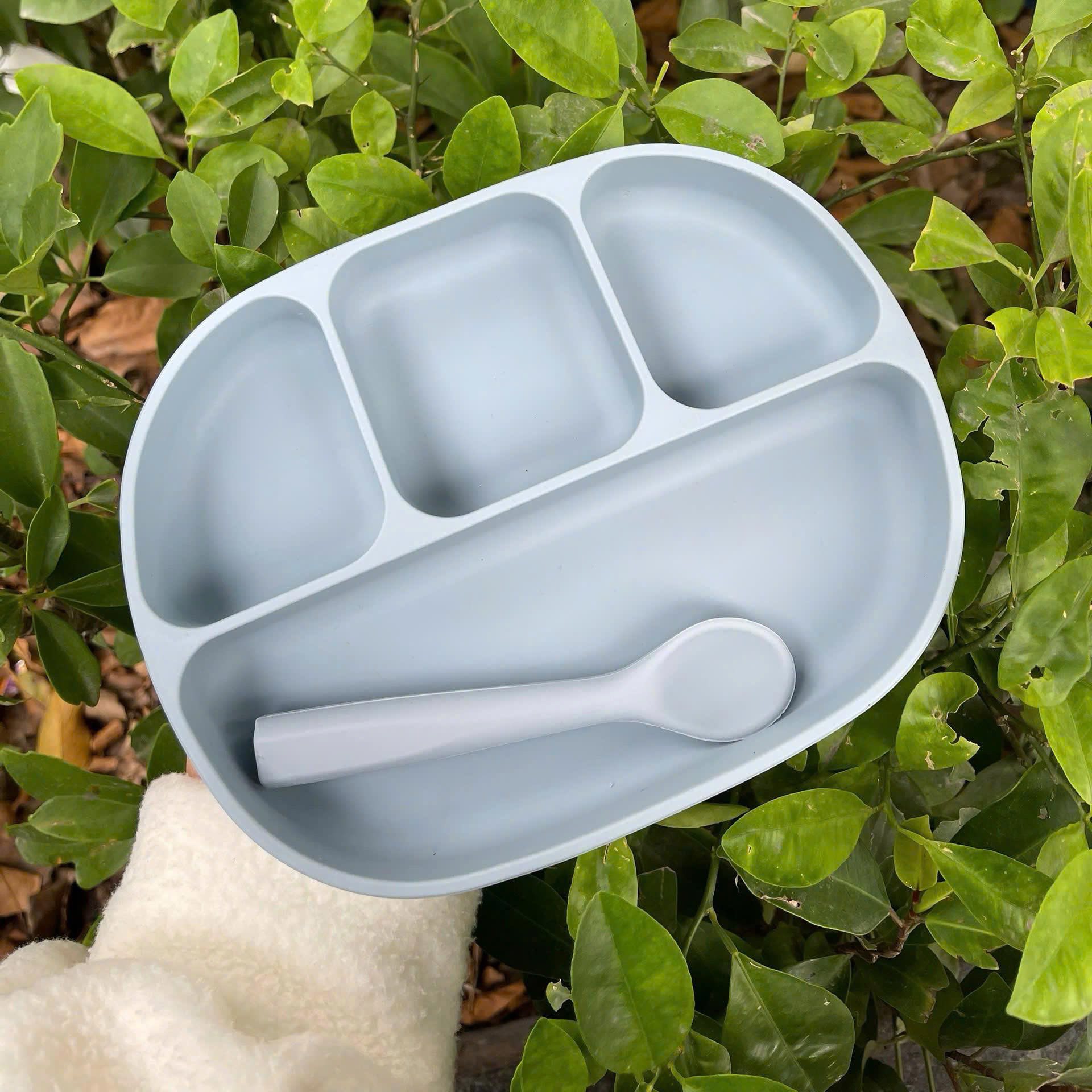 Khay ăn dặm cho bé silicone