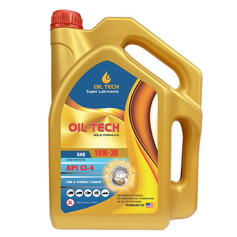 Dầu động cơ Diesel Oil Tech Diamond Formula 10W30 API CI - Dầu Nhớt Oil Tech - Công Ty TNHH Kỹ Thuật Viettech
