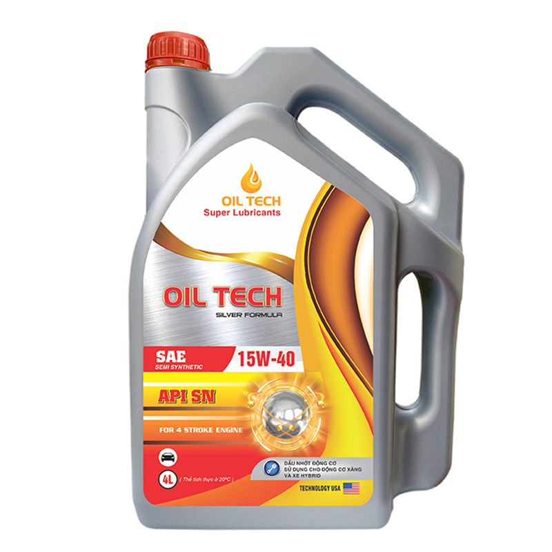 Dầu động cơ xăng Oil Tech Silver Formula 15W40 - Dầu Nhớt Oil Tech - Công Ty TNHH Kỹ Thuật Viettech