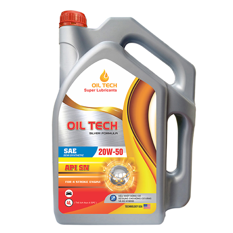 Dầu động cơ xăng Oil Tech Silver Formula 20W50 - Dầu Nhớt Oil Tech - Công Ty TNHH Kỹ Thuật Viettech