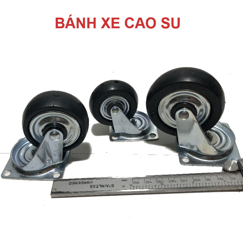 Bánh xe cao su - Bánh Xe Đẩy Vina Caster - Công Ty TNHH Sản Xuất Thương Mại Vina Caster