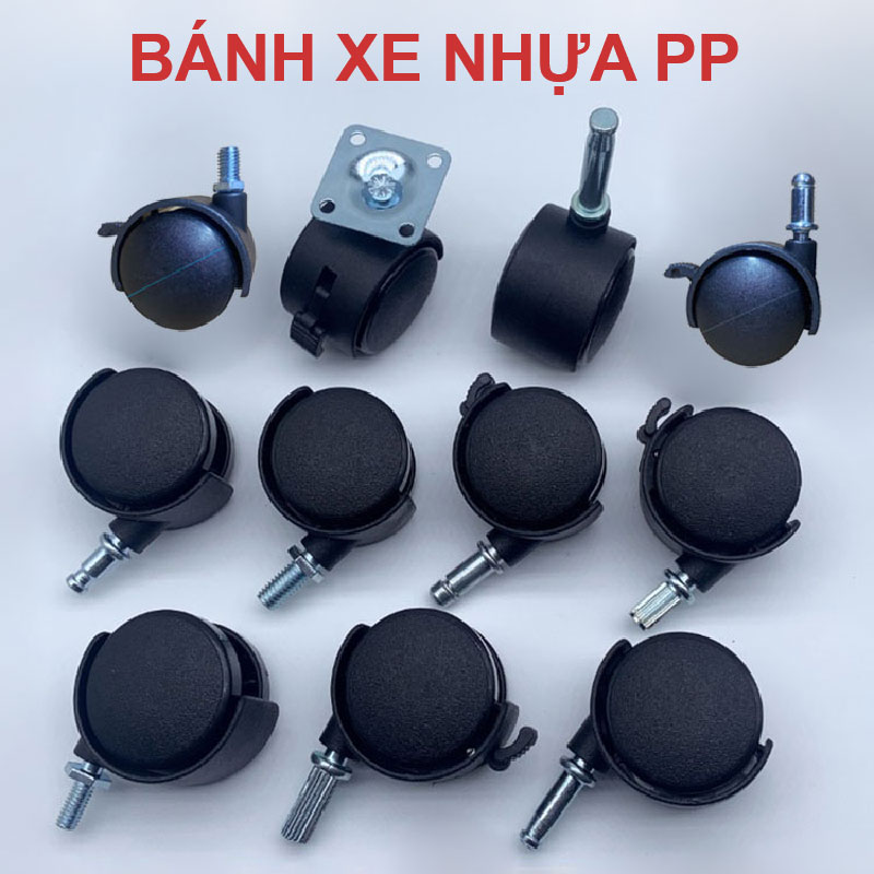 Bánh xe nhựa PP - Bánh Xe Đẩy Vina Caster - Công Ty TNHH Sản Xuất Thương Mại Vina Caster