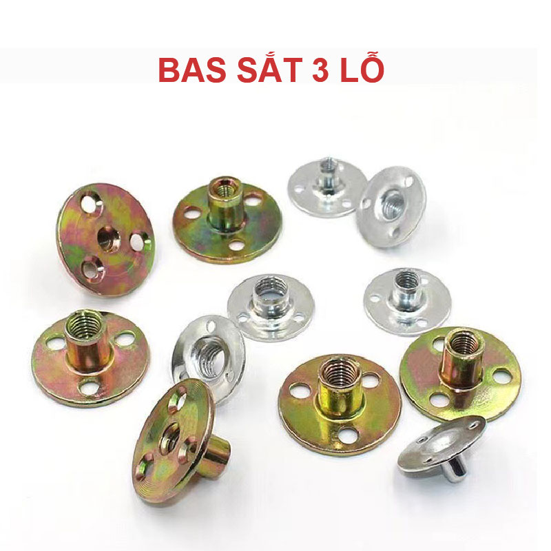 Bas sắt 3 lỗ - Bánh Xe Đẩy Vina Caster - Công Ty TNHH Sản Xuất Thương Mại Vina Caster