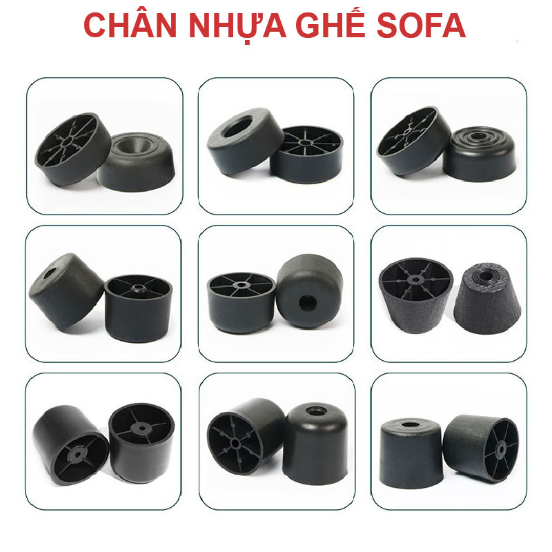 Chân nhựa ghế Sofa - Bánh Xe Đẩy Vina Caster - Công Ty TNHH Sản Xuất Thương Mại Vina Caster