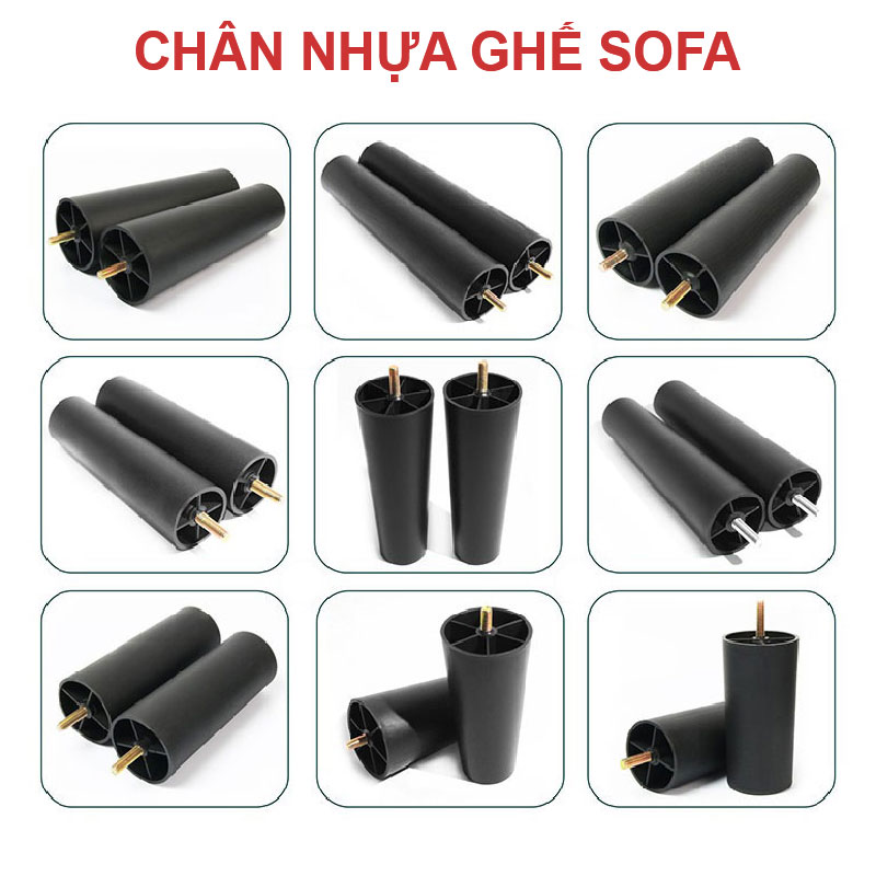 Chân nhựa ghế Sofa - Bánh Xe Đẩy Vina Caster - Công Ty TNHH Sản Xuất Thương Mại Vina Caster