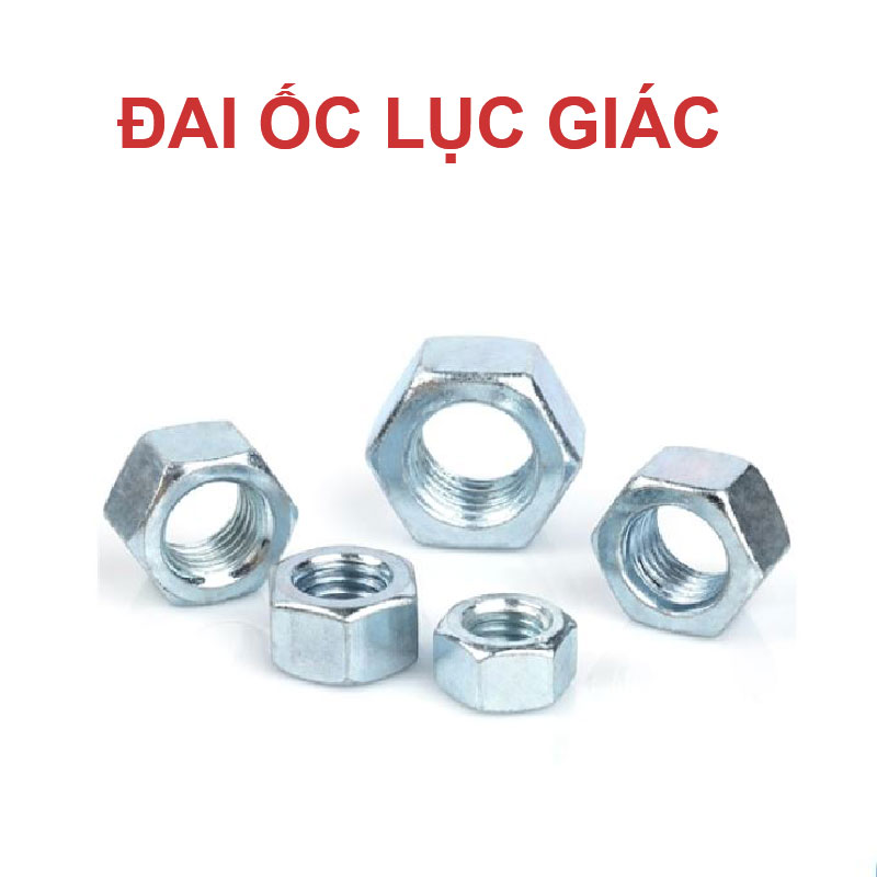 Đai ốc lục giác - Bánh Xe Đẩy Vina Caster - Công Ty TNHH Sản Xuất Thương Mại Vina Caster