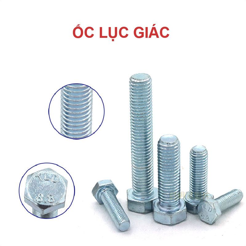 Ốc lục giác - Bánh Xe Đẩy Vina Caster - Công Ty TNHH Sản Xuất Thương Mại Vina Caster