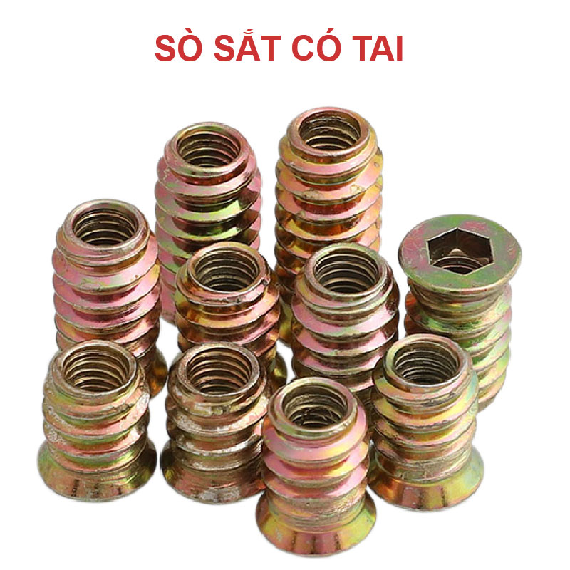 Sò sắt có tai - Bánh Xe Đẩy Vina Caster - Công Ty TNHH Sản Xuất Thương Mại Vina Caster