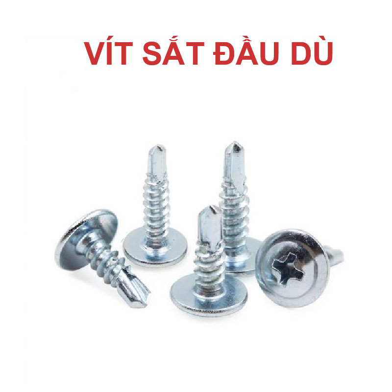 Vít sắt đầu dù - Bánh Xe Đẩy Vina Caster - Công Ty TNHH Sản Xuất Thương Mại Vina Caster