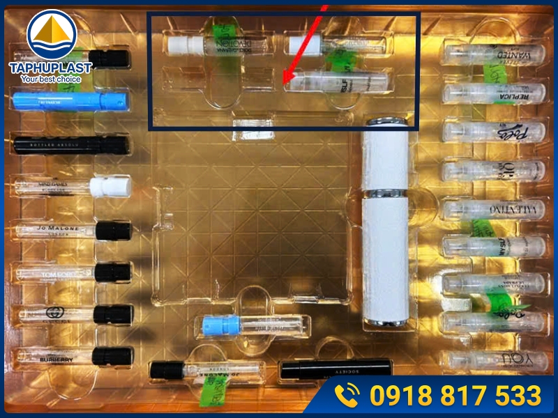 Khay nhựa mỹ phẩm