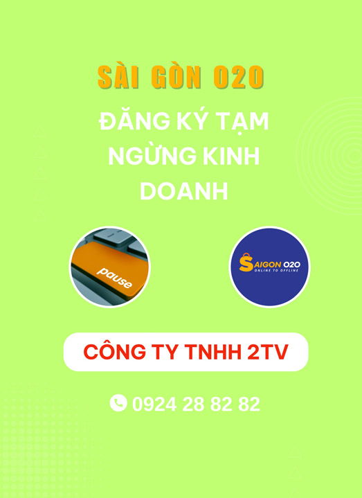 Đăng ký tạm ngừng kinh doanh Công Ty TNHH 2TV