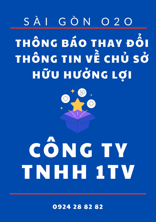 Thay đổi thông tin về chủ sở hữu hưởng lợi công ty TNHH MTV