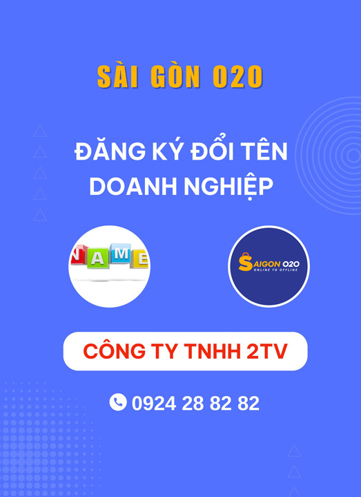 Đăng ký đổi tên doanh nghiệp của công ty TNHH 2TV