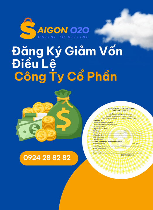 Đăng ký giảm vốn điều lệ Công Ty Cổ Phần