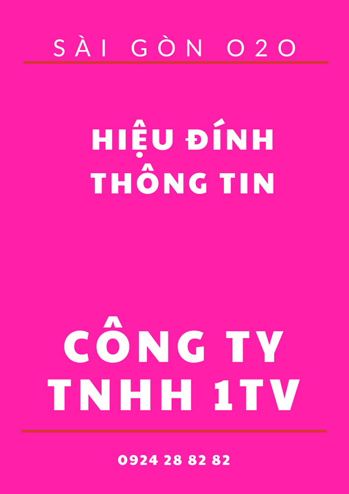 Hiệu đính thông tin công ty TNHH MTV
