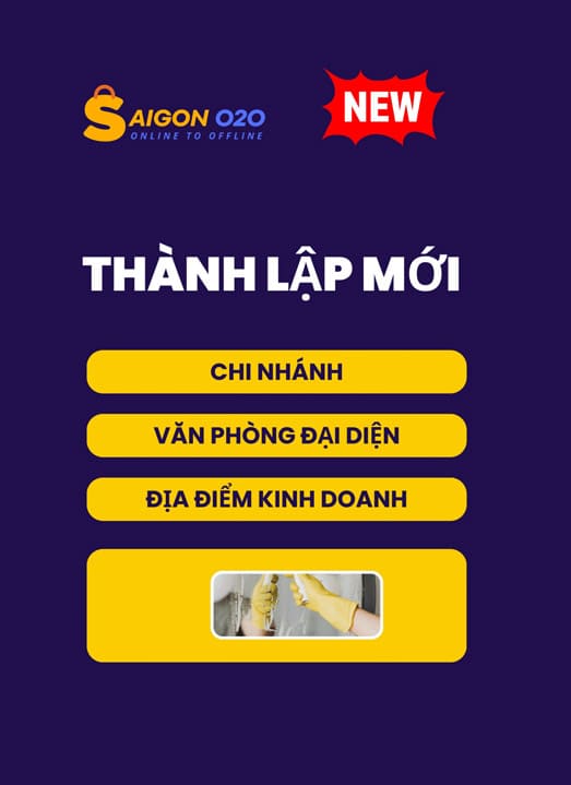 Thành lập chi nhánh, VPĐD, địa điểm kinh doanh