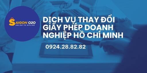 Thay đổi giấy phép kinh doanh doanh nghiệp