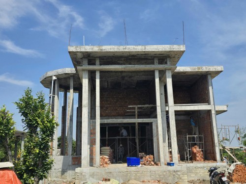 Tiến độ công trình nhà bác Quang