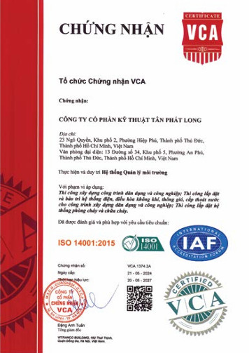 Chứng nhận ISO